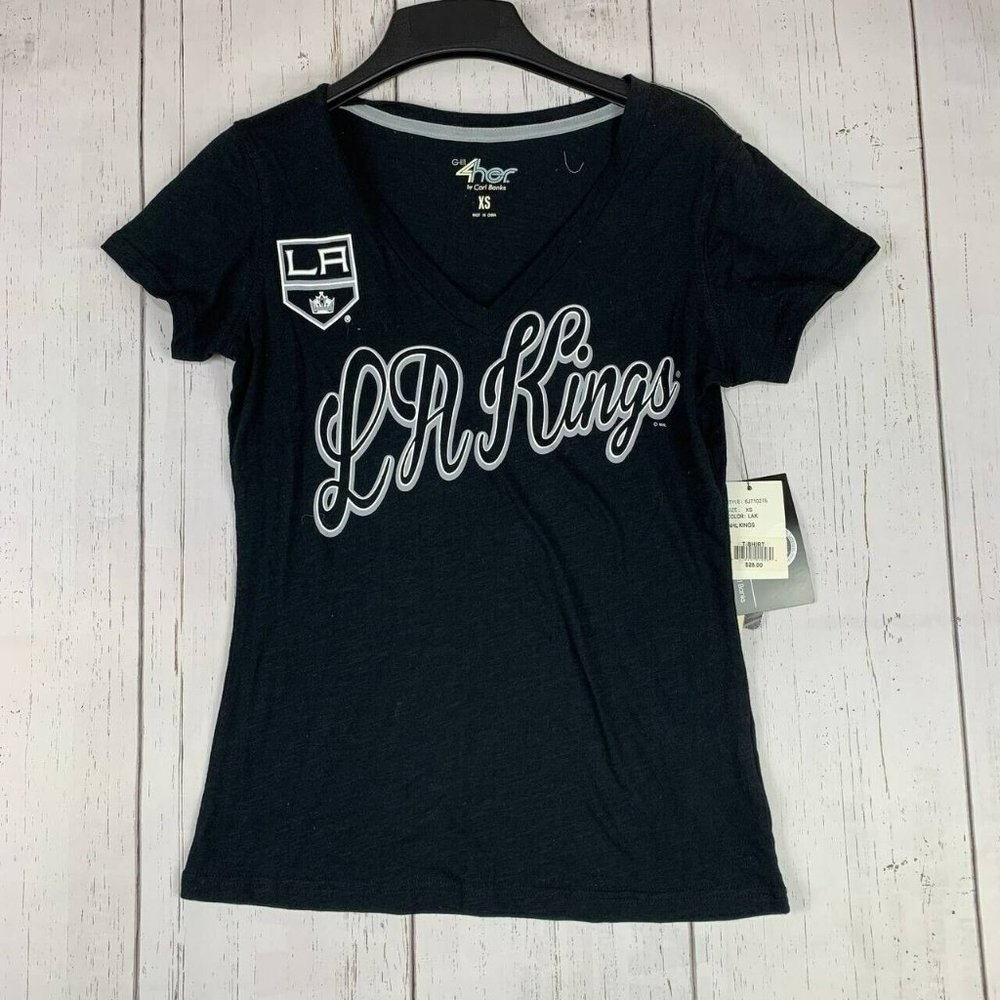 Los Angeles‎ Kings NHL XS G-III Casual T-Shirt Black New Women